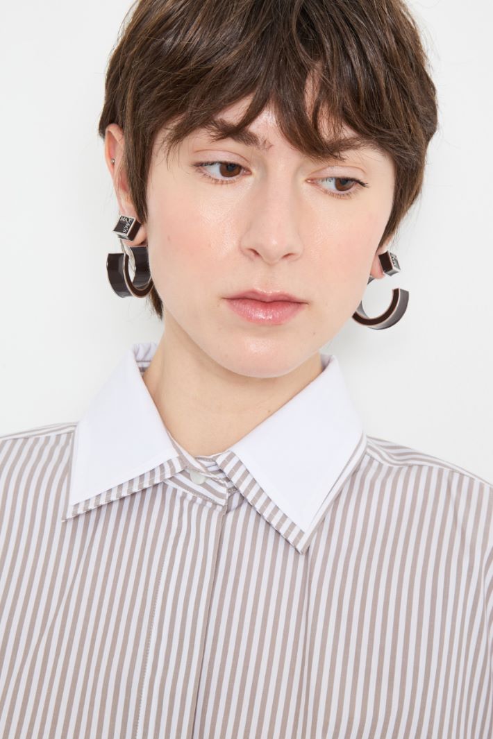 Oversized poplin shirt Intrend - 3