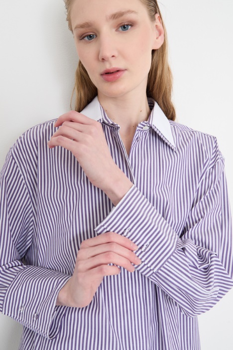 Camisa oversize de popelina