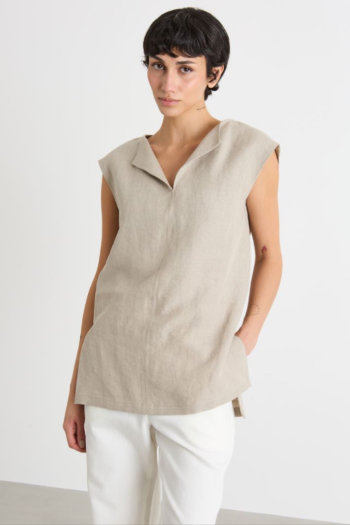 Lightweight linen blouse Intrend - 2