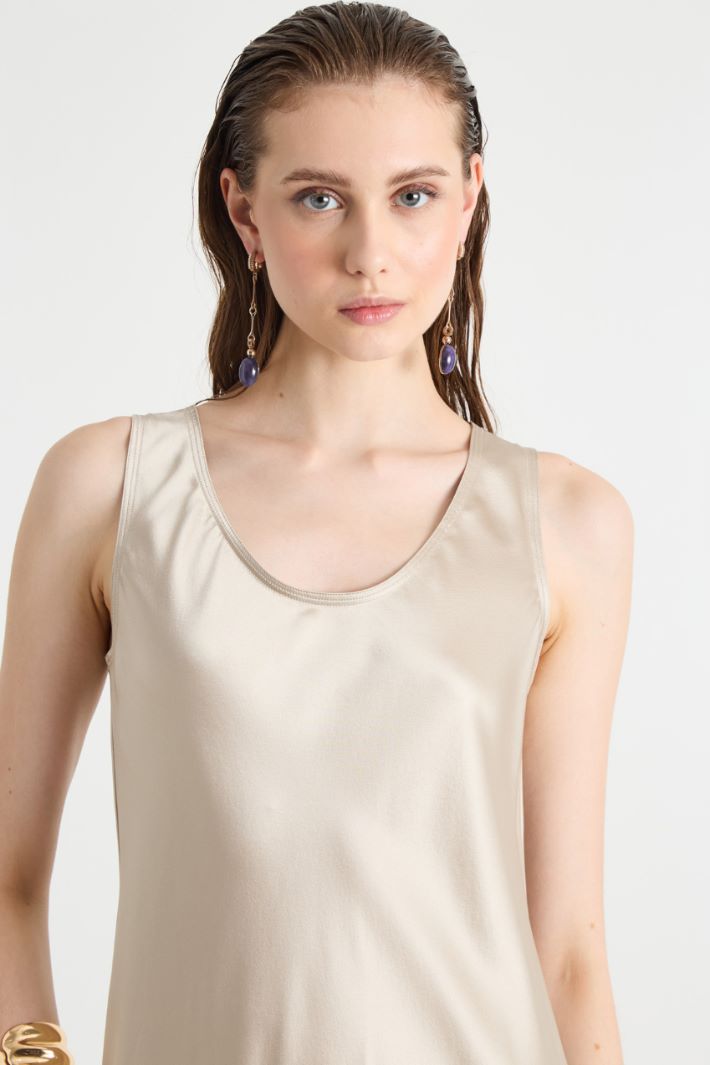 Abito fluido in raso Intrend - 3