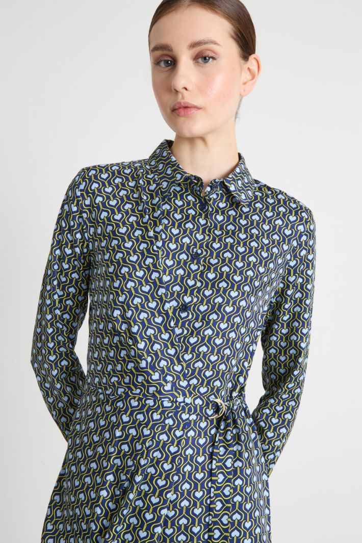 Flowing wrap-effect dress Intrend - 3