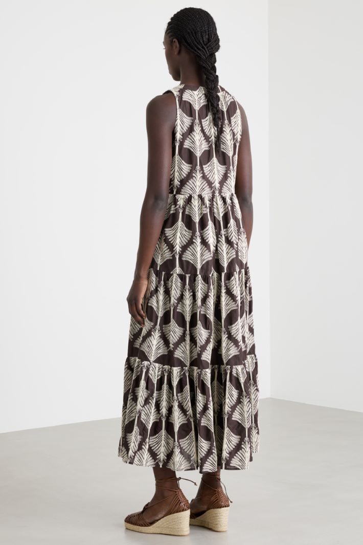 Abito lungo in mussola ricamata Intrend - 4