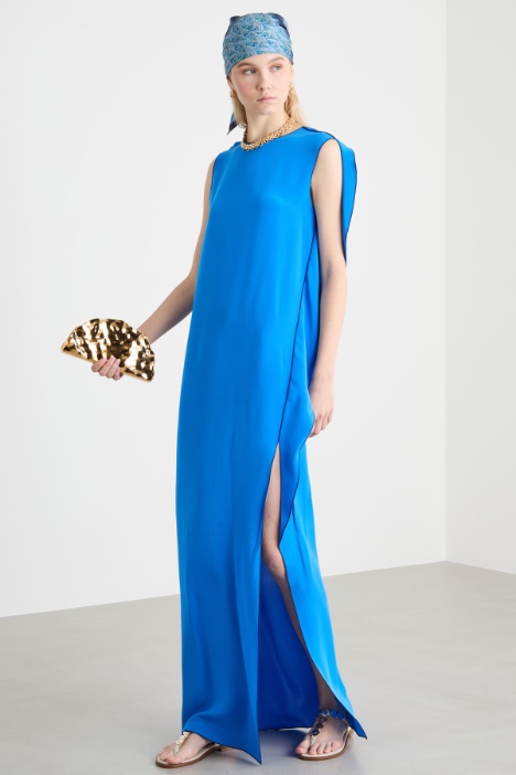 Long dress with maxi flounce Intrend