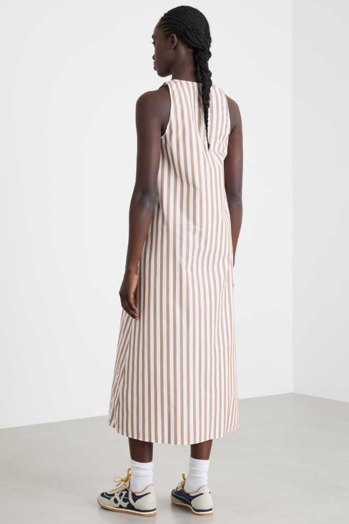 Abito in popeline con cintura Intrend - 4