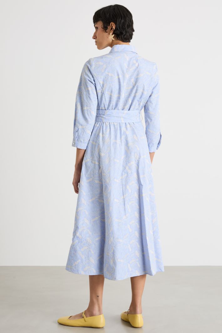 Embroidered shirt dress Intrend - 4