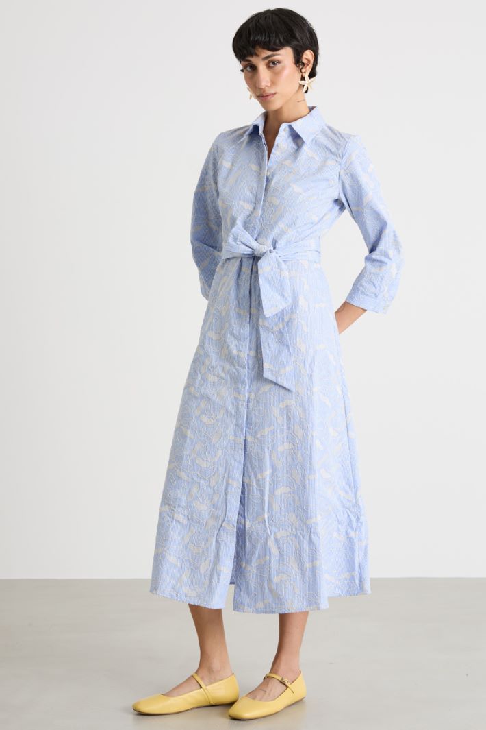 Embroidered shirt dress Intrend - 2