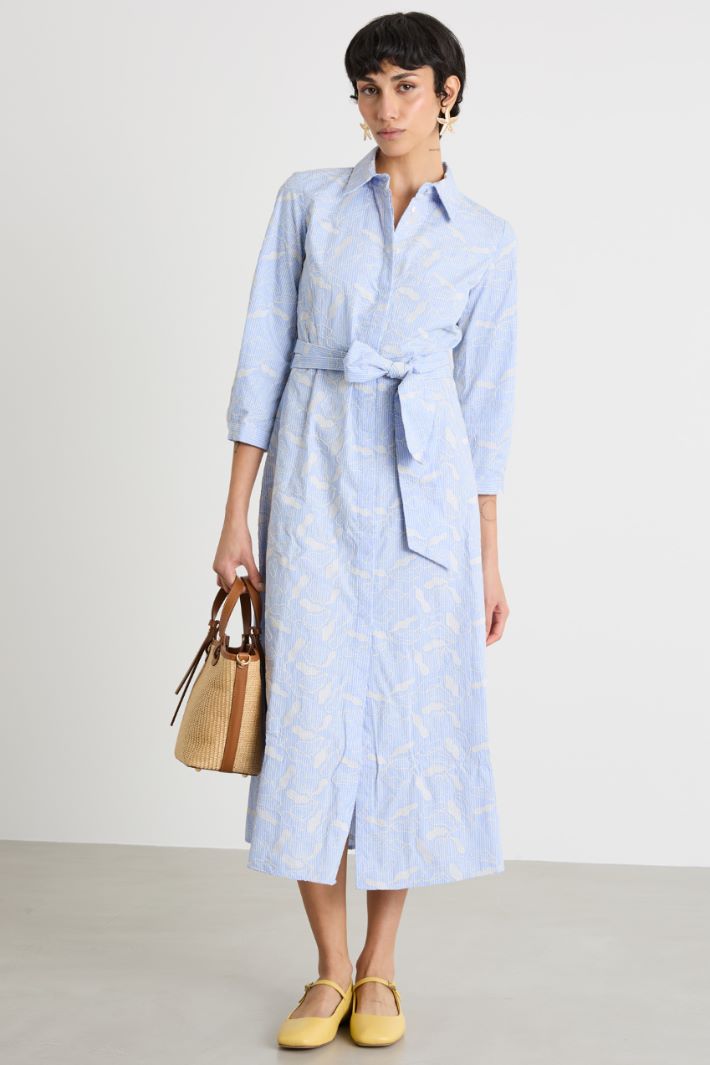Embroidered shirt dress Intrend