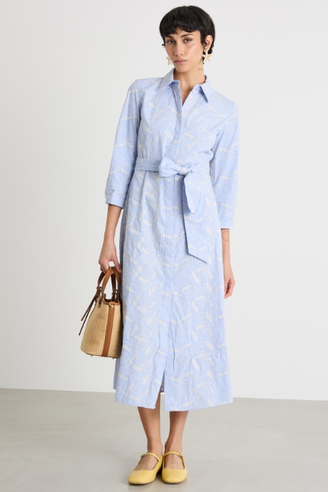 Embroidered shirt dress Intrend