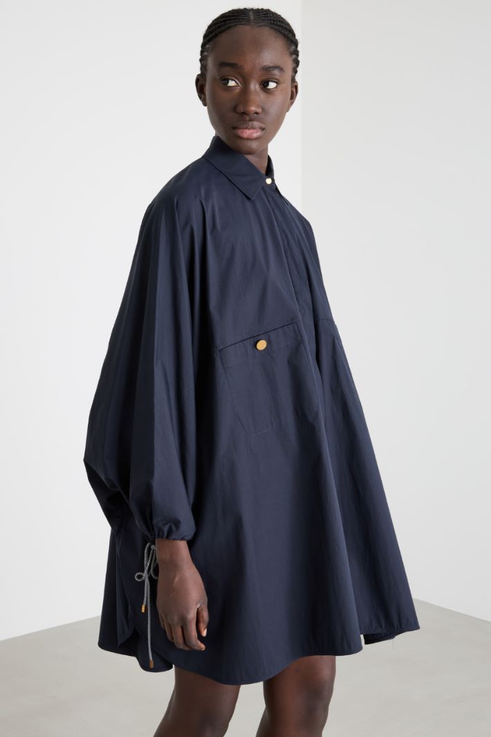 Oversized Poplin Shirt Dress Intrend - 2