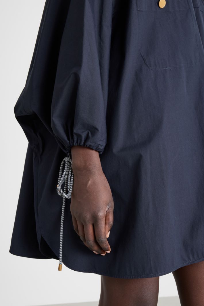 Oversized Poplin Shirt Dress Intrend - 3