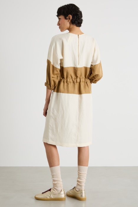 Abito corto con coulisse