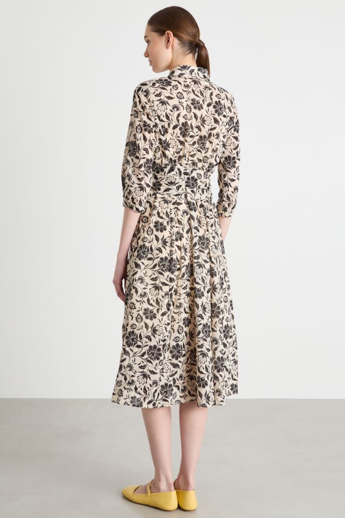 Printed shirt dress Intrend - 4