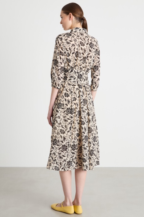 Abito chemisier stampato
