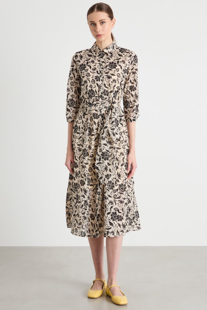 Printed shirt dress Intrend - 2