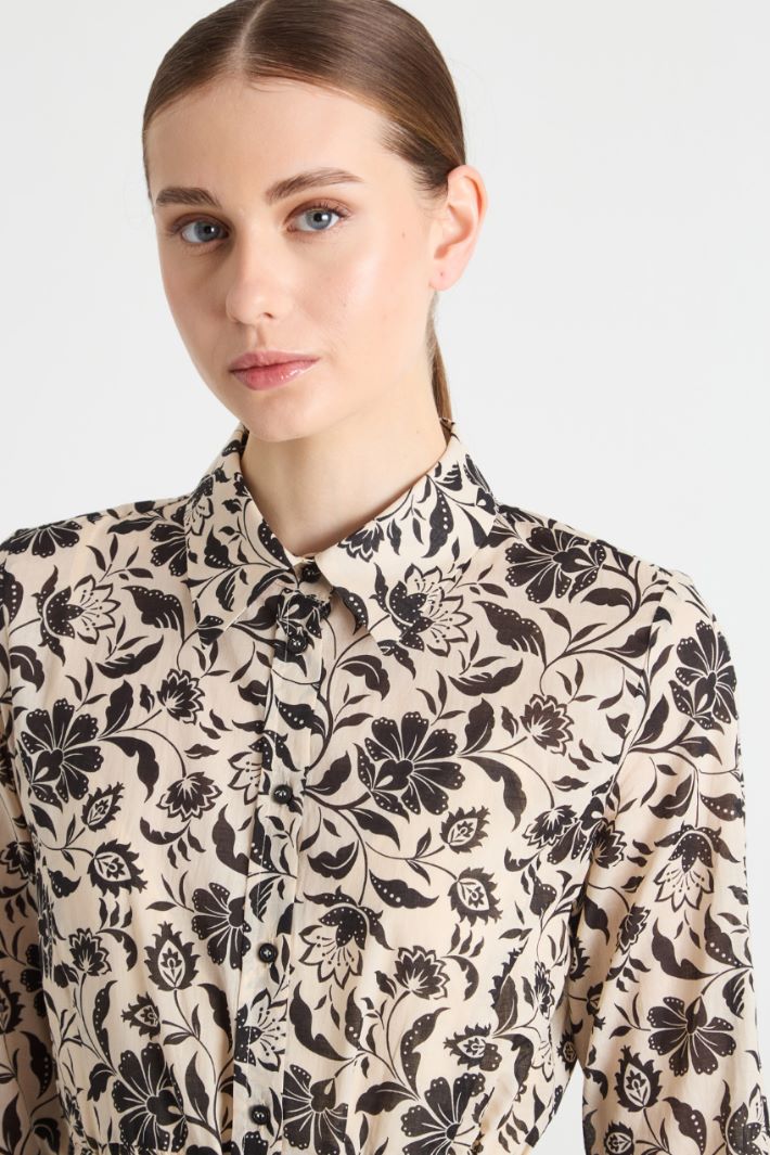 Printed shirt dress Intrend - 3
