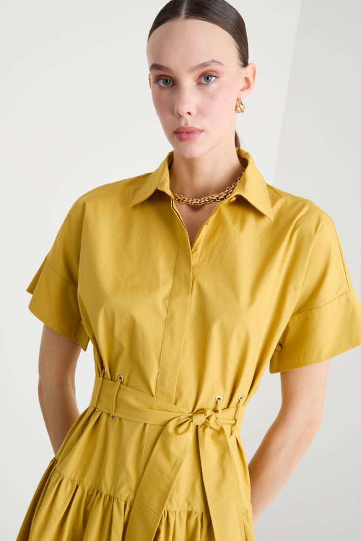 Poplin shirt dress Intrend - 3