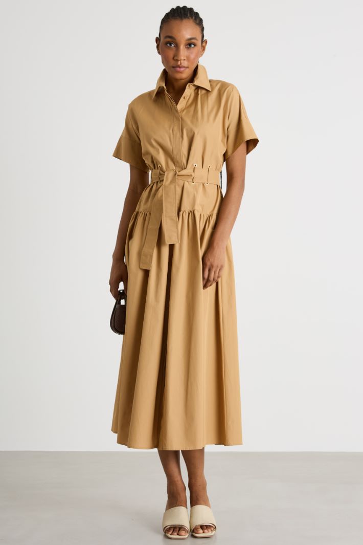 Abito chemisier in popeline Intrend