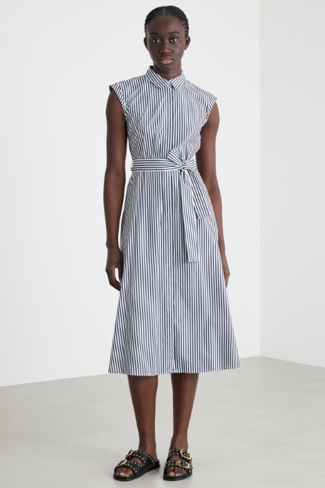 Abito chemisier con cintura