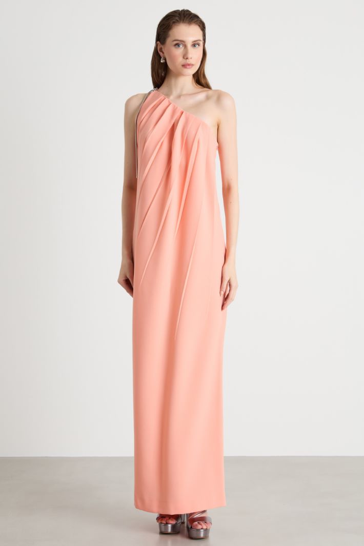 Abito monospalla a pieghe Intrend - 2