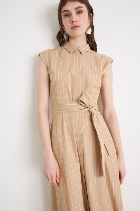 Vestido camisero con cinturón