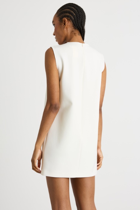 Abito smanicato in tela