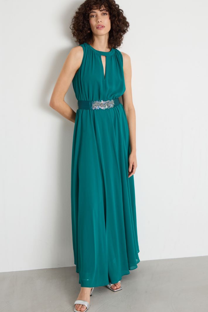 Long georgette dress Intrend - 2