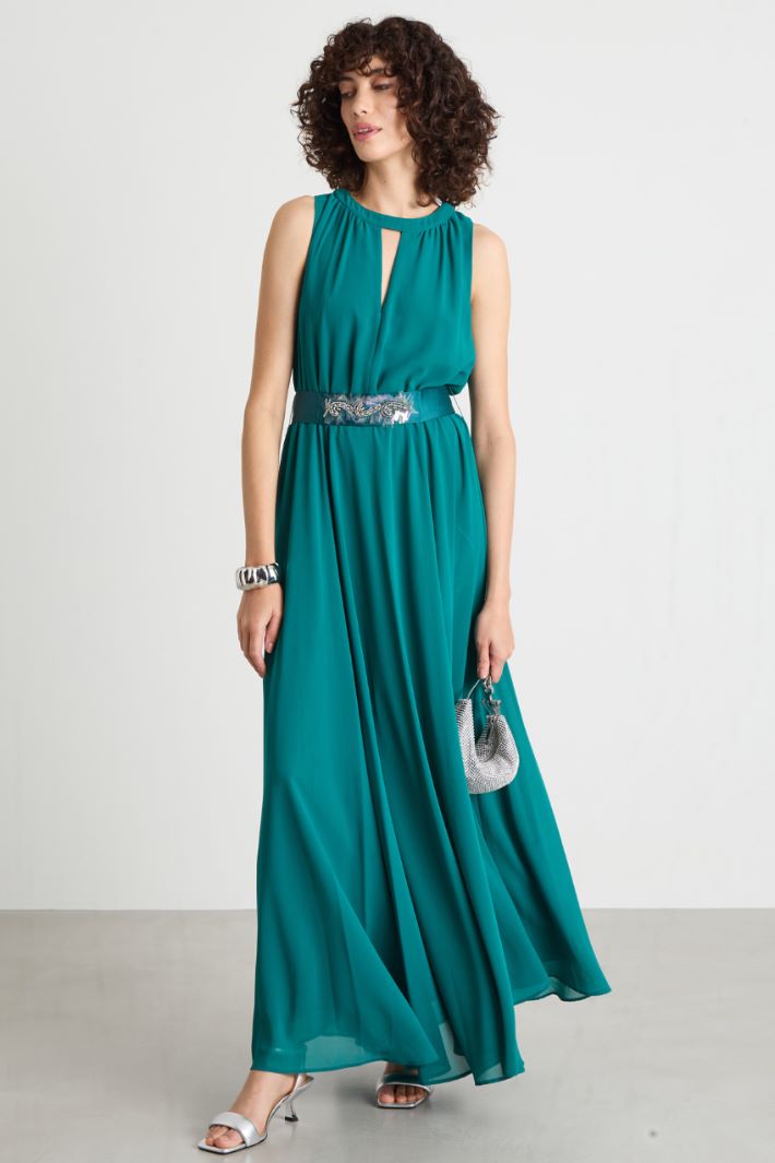 Long georgette dress Intrend