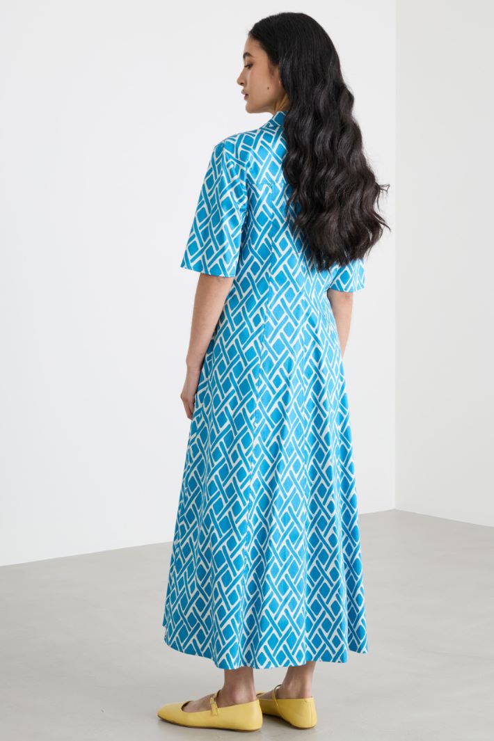 Satin shirt dress Intrend - 4