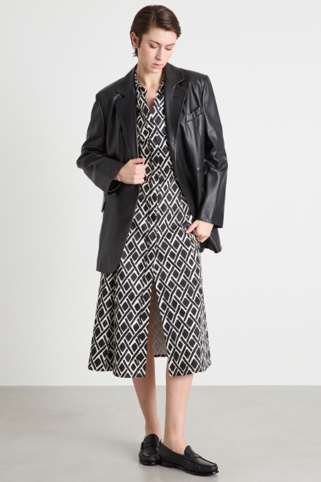 Satin shirt dress Intrend