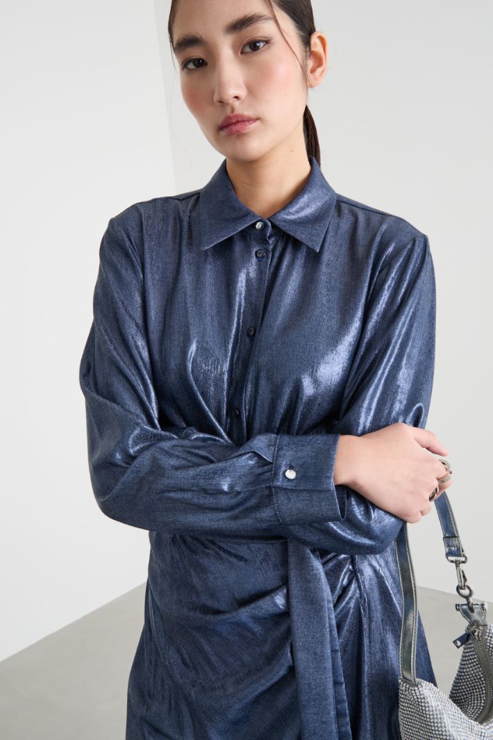 Sash-belted dress Intrend - 3