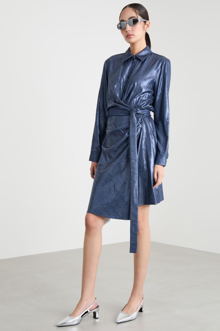 Sash-belted dress Intrend