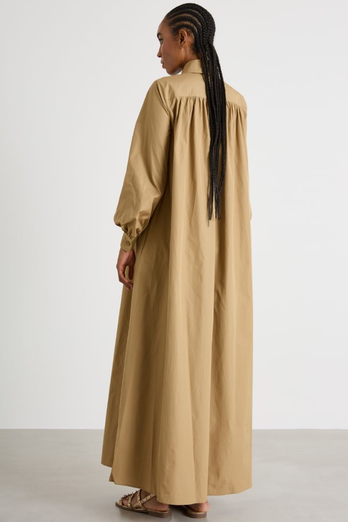 Abito lungo in popeline con strass Intrend - 4