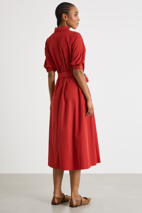 Vestido camisero evasé