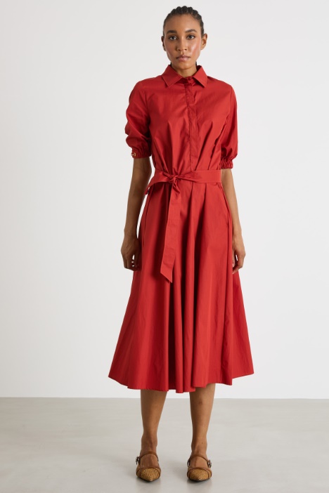 Vestido camisero evasé