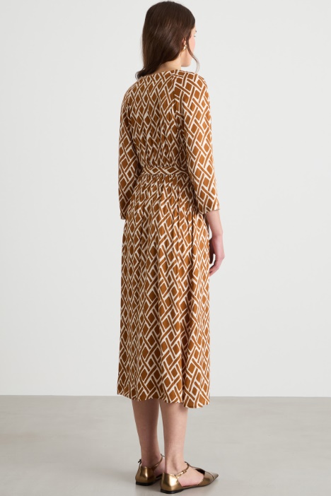 Chemisier in twill a fantasia