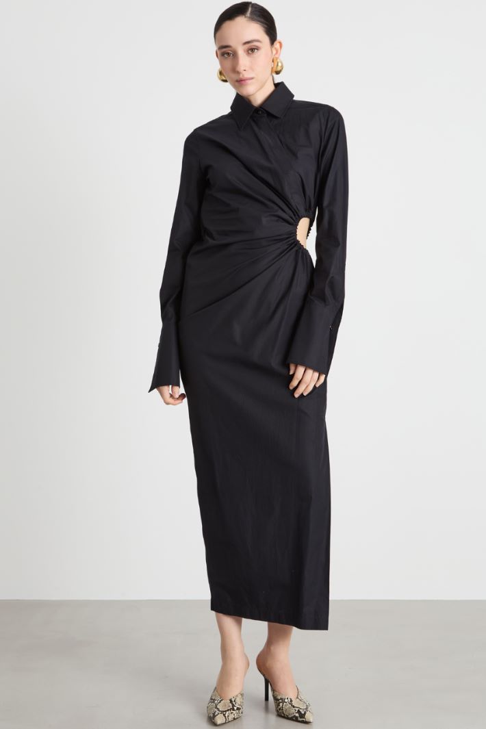 Ruched fitted dress Intrend - 2