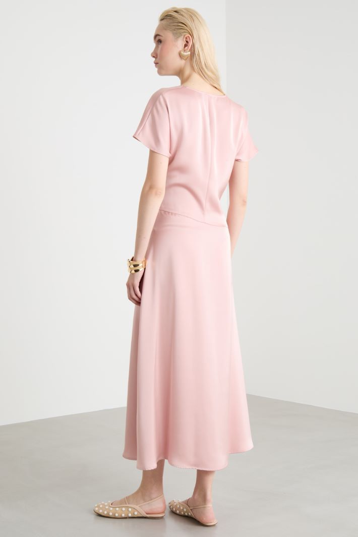 Abito midi in raso Intrend - 4