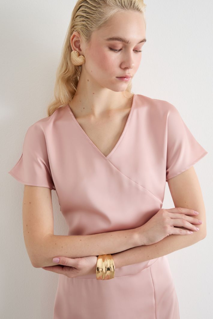 Abito midi in raso Intrend - 3