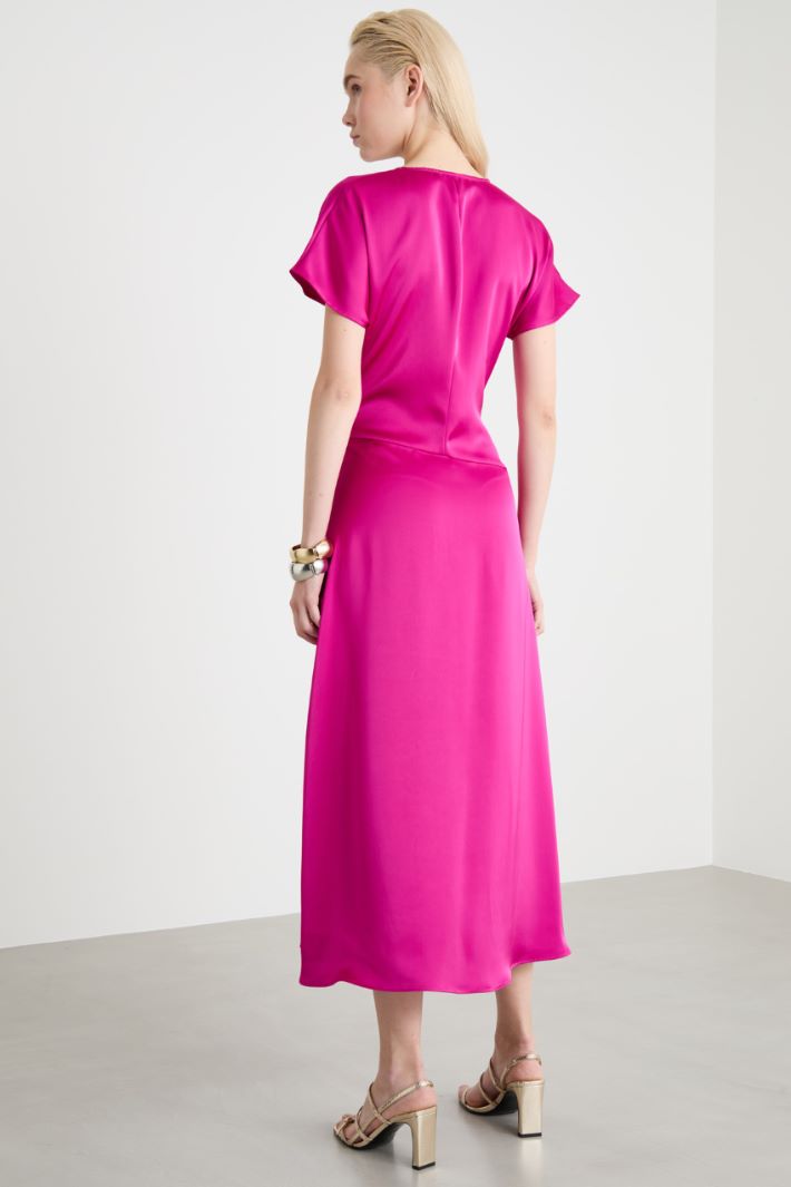 Abito midi in raso Intrend - 4