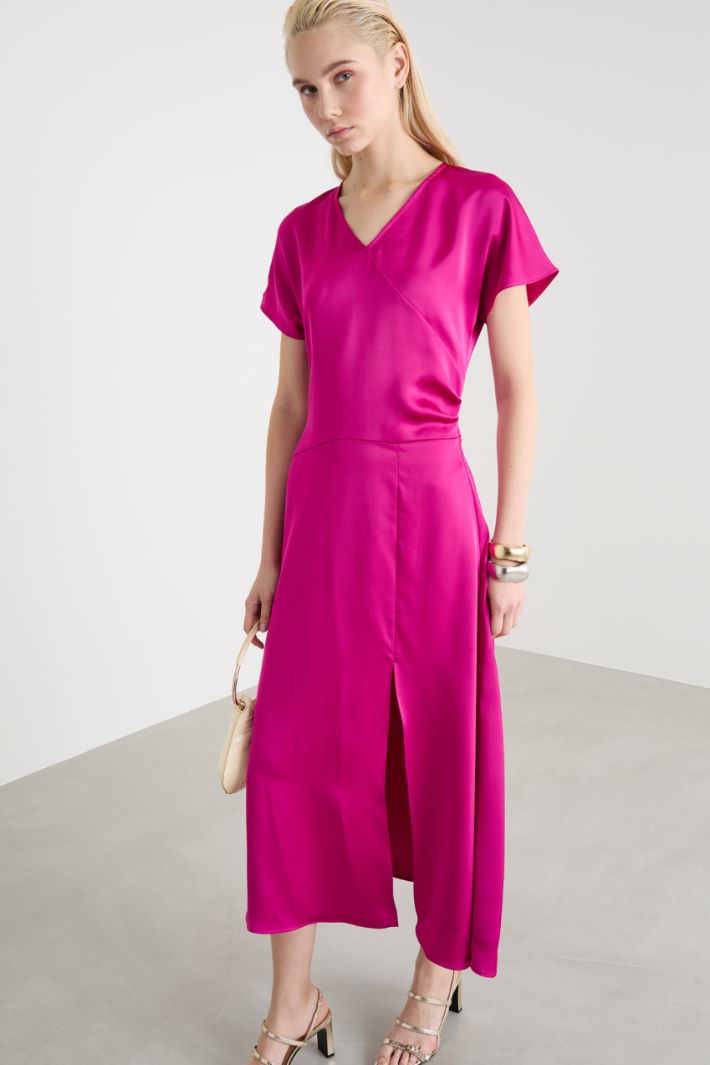 Abito midi in raso Intrend - 2