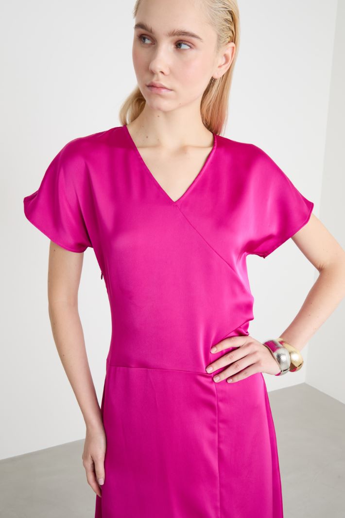 Abito midi in raso Intrend - 3