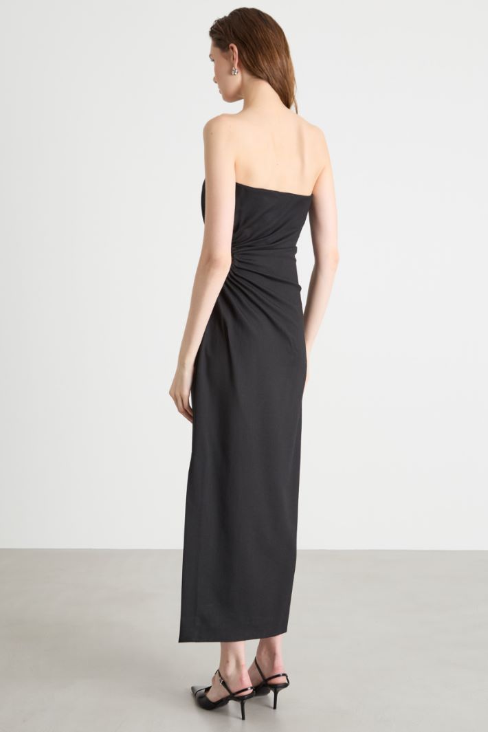 Side cut-out bustier dress Intrend - 4