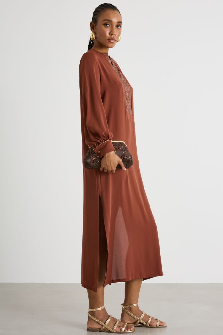 Abito a tunica con microstrass Intrend