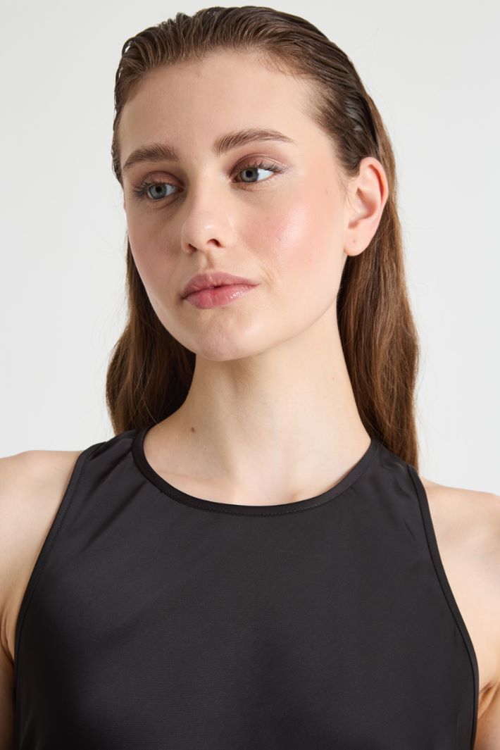 Fluid satin maxi dress Intrend - 3