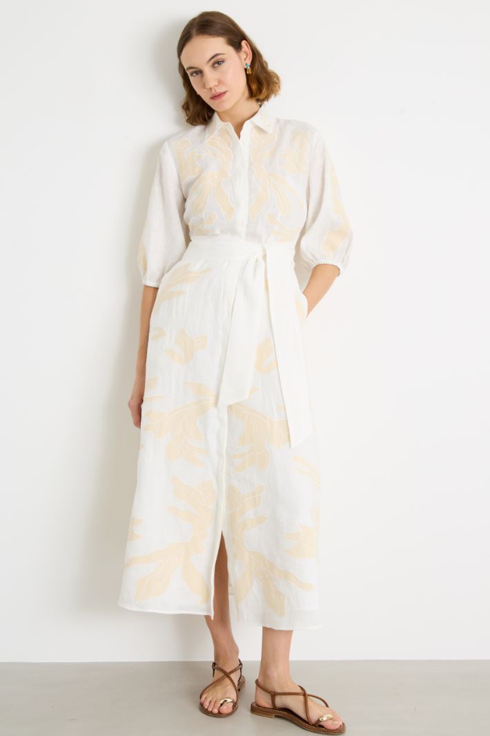 Abito in lino ricamato Intrend - 2