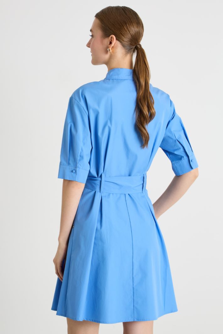 Short Poplin Shirt Dress Intrend - 4