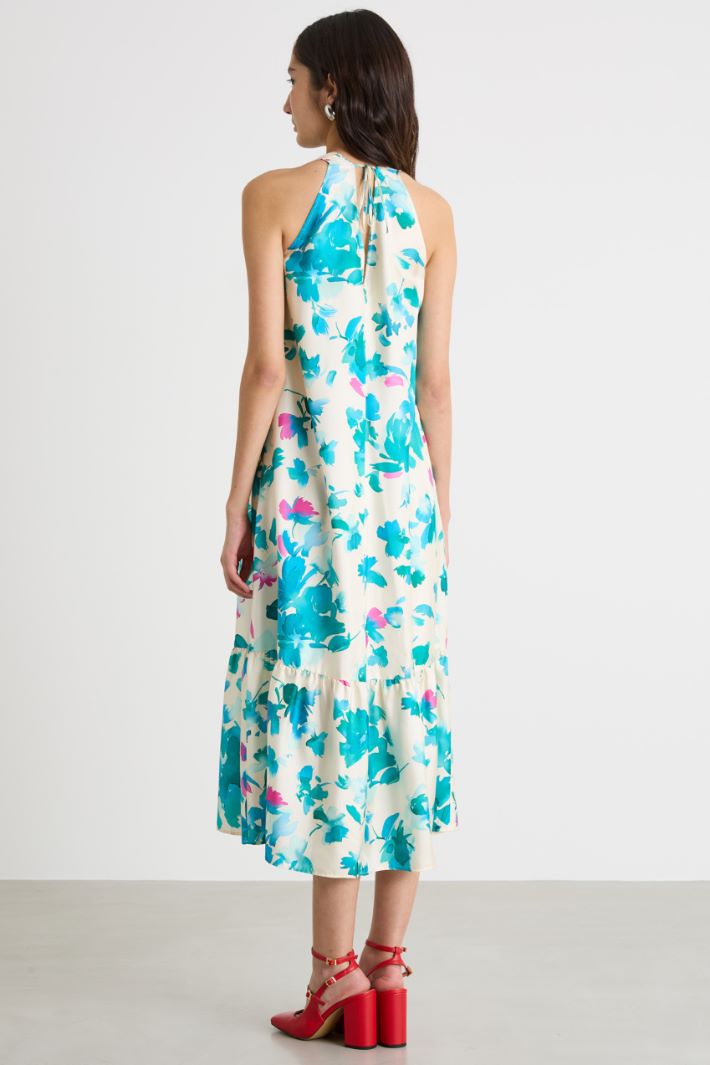 Maxi abito in twill Intrend - 4