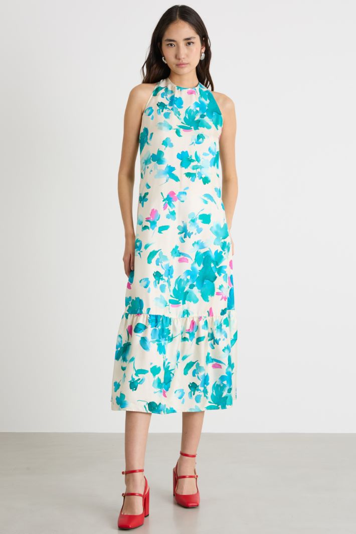 Maxi abito in twill Intrend - 2