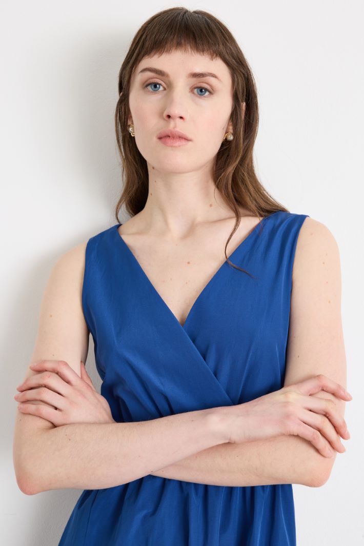 Maxi dress in taffettà Intrend - 3