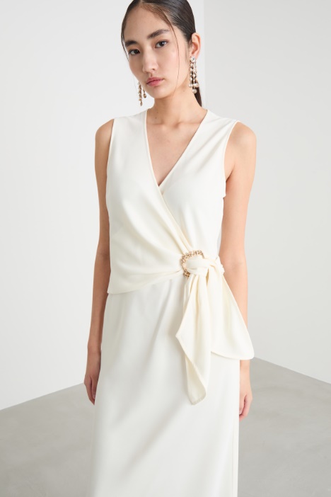 Abito a portafoglio in raso